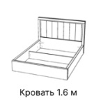 Кровать Виктория СВК-07 1.6 с ПМ