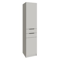 Шкаф Мадрид 0.5 с 2 ящиками кашемир